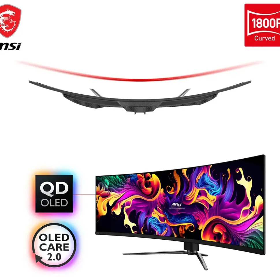 MSI MPG 491CQPDE QD-OLED 49" schwarz