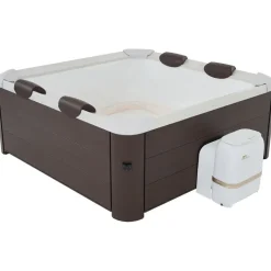 mspa (orpc) Tribeca 160 x 160 x 65 cm Holz-Optik