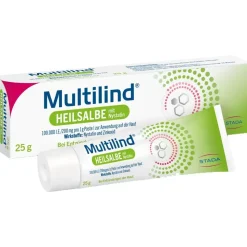 Multilind Heilsalbe mit Nystatin und Zinkoxid