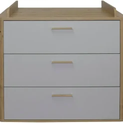 Mäusbacher Wickelkommode Lilly Holzoptik Grau