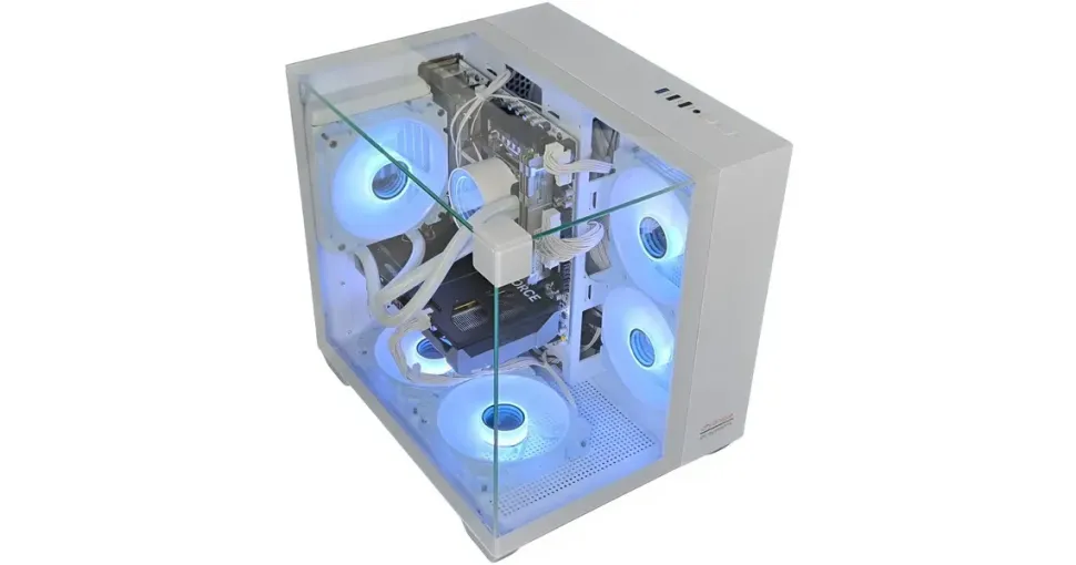 nca the pc store Gaming-PC Phantom White Intel Xeon 128 GB RAM 1 TB SSD GeForce RTX 3050 Win 11