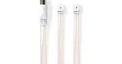 Nedis FM Antenne für Innen und Ext erior 87,5-108 MHz Al