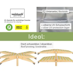 needs&wants® Sandkasten mit Dach