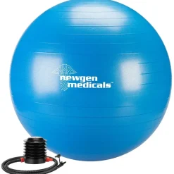 Newgen Medicals Sitz- und Gymnastikball Blau 75 cm