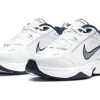 Nike Air Monarch IV White/Metallic Silver 45