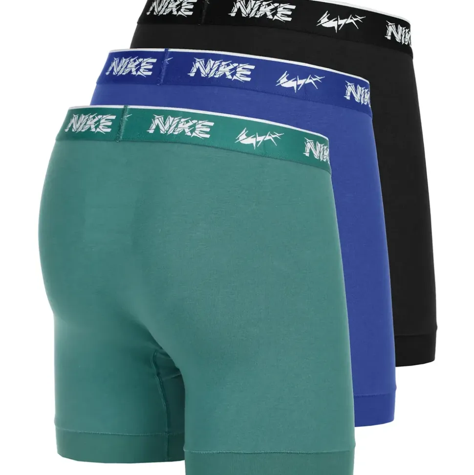 Nike Boxershorts unifarben grün S 3er Pack