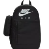 Nike Elemental Kinder-Rucksack Schwarz/Weiß