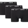 Nike Everyday Cotton Stretch Trunk Black/Black/Black XS 3er Pack