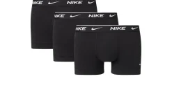 Nike Everyday Cotton Stretch Trunk Black/Black/Black XS 3er Pack