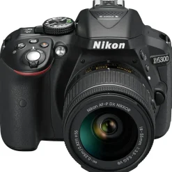 Nikon D5300 schwarz + AF-P DX 18-55mm VR