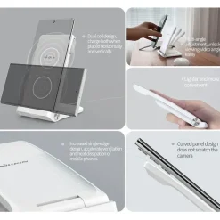 Nillkin 3in1 15W Wireless Ladegerät Smartphone Watch White