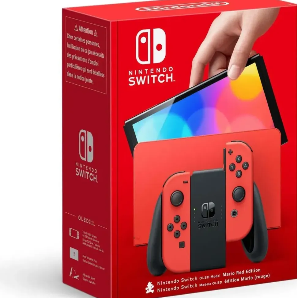 Nintendo Switch OLED-Modell Mario Edition rot