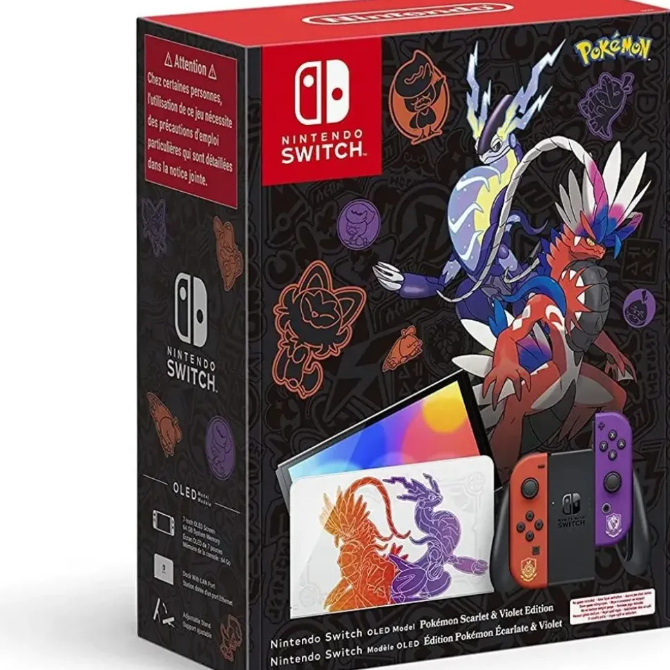 Nintendo Switch OLED-Modell Pokémon Karmesin & Purpur Edition