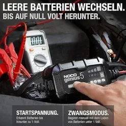 Noco GENIUS5EU 5A Battery Charger