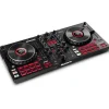 Numark Mixtrack Platinum FX - DJ Controller Pult mit 4-Deck Kontrolle, integriertem Audio Interface, Jogwheel-Displays und Effektpaddeln