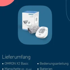 Omron X2 Basic Oberarm
