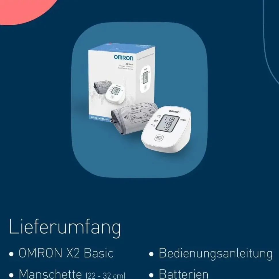 Omron X2 Basic Oberarm