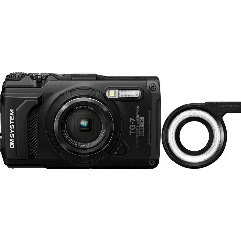 OM System TG-7 Schwarz