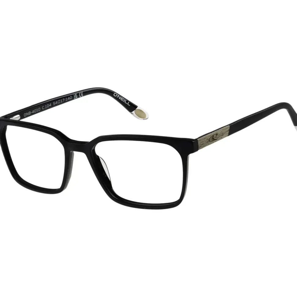O'Neill Brille mit Sehstärke für Herren optional mit Sonnenbrillentönung oder Blaulichtfilter, Quadratisch, gefertigt aus Acetat, Modell: ONB-4010-104 (inklusive Brillenetui)