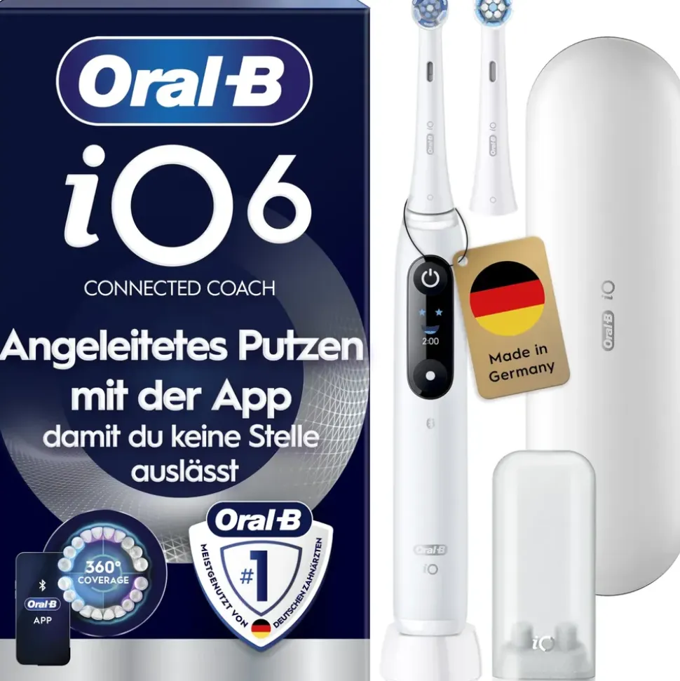 Oral-B iO Series 6 white + Aufsteckbürste 2 St.
