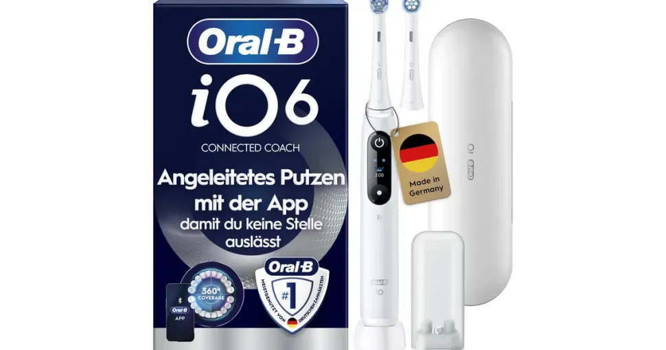 Oral-B iO Series 6 white + Aufsteckbürste 2 St.