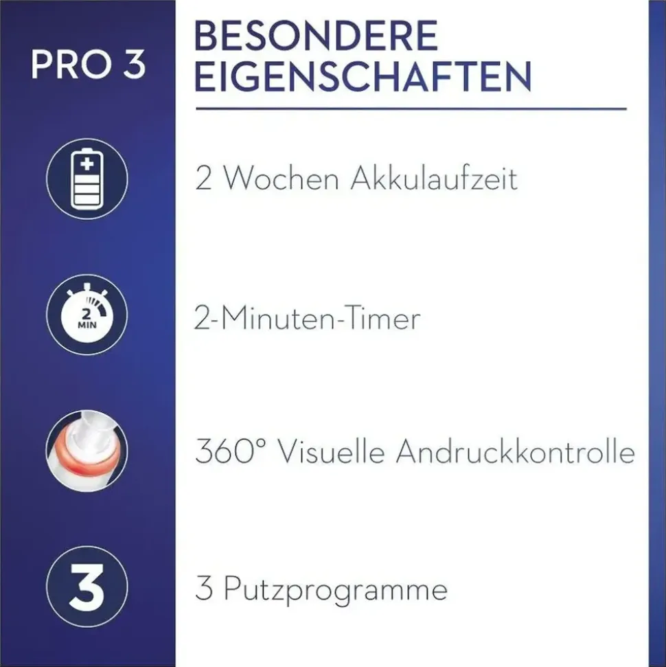 Oral-B Pro 3 3500 schwarz Gift Edition