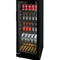 ORANGE Getränkekühlschrank (230 l, 0 mm hoch, Schwarz)