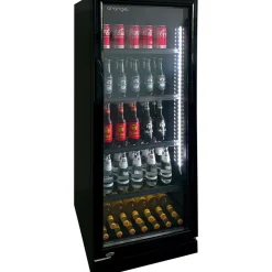 ORANGE Getränkekühlschrank (230 l, 0 mm hoch, Schwarz)