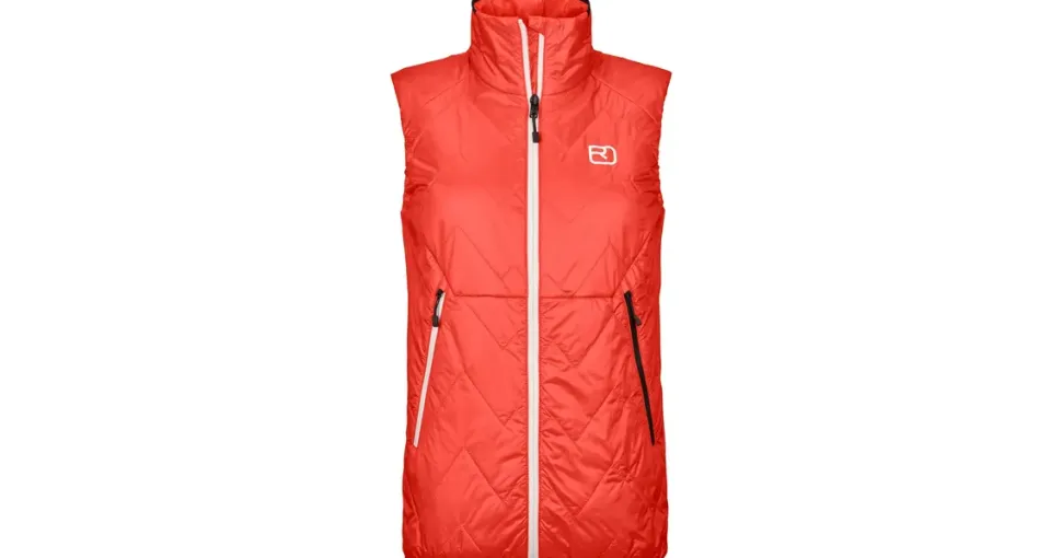 Ortovox Damen Swisswool Piz Vial Weste (Größe L, pink)