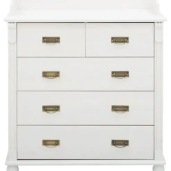 OTTO home Babyzimmer-Komplettset OTTO HOME "Aimo", Landhausstil, stabile Qualität, edles Design, Messinggriffe", Kinder, Gr.