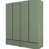 OTTO home Drehtürenschrank Cross 180 x 210 x 59,5 cm Grün