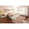 OTTO home Schlafzimmer-Set Konrad', komplettes Schlafzimmer mit großem Schrank, (Set, 4-tlg., Kleiderschrank 5 türig mit Schubladen, 2 Nachttische, Bett 180x200cm), mit 5-trg. Kleiderschrank, Bett 180/200 cm und 2 Nachttischen weiß