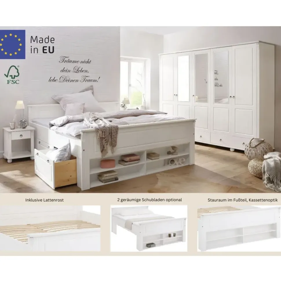 OTTO home Tessin 140 x 200 cm weiß