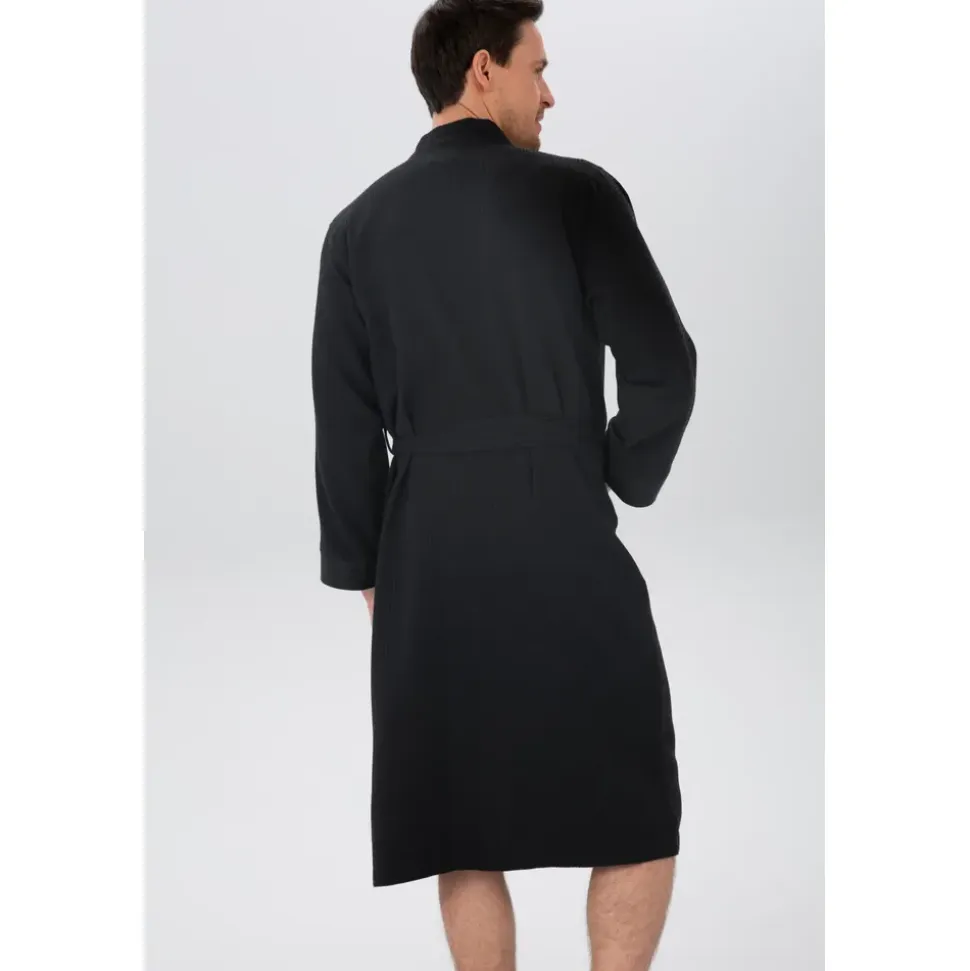 OTTO home Vanessa Bademantel Schwarz M