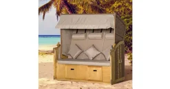 Outsunny Strandkorb Beige