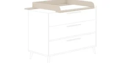 Paidi Wickelaufsatz Eefje Dekor Cashmere-Beige