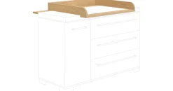 Paidi Wickelaufsatz Kira Holzoptik Braun Eiche
