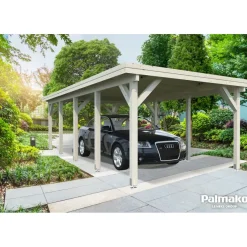 Palmako Karl Einzel-Carport 360 x 762 cm naturbelassen