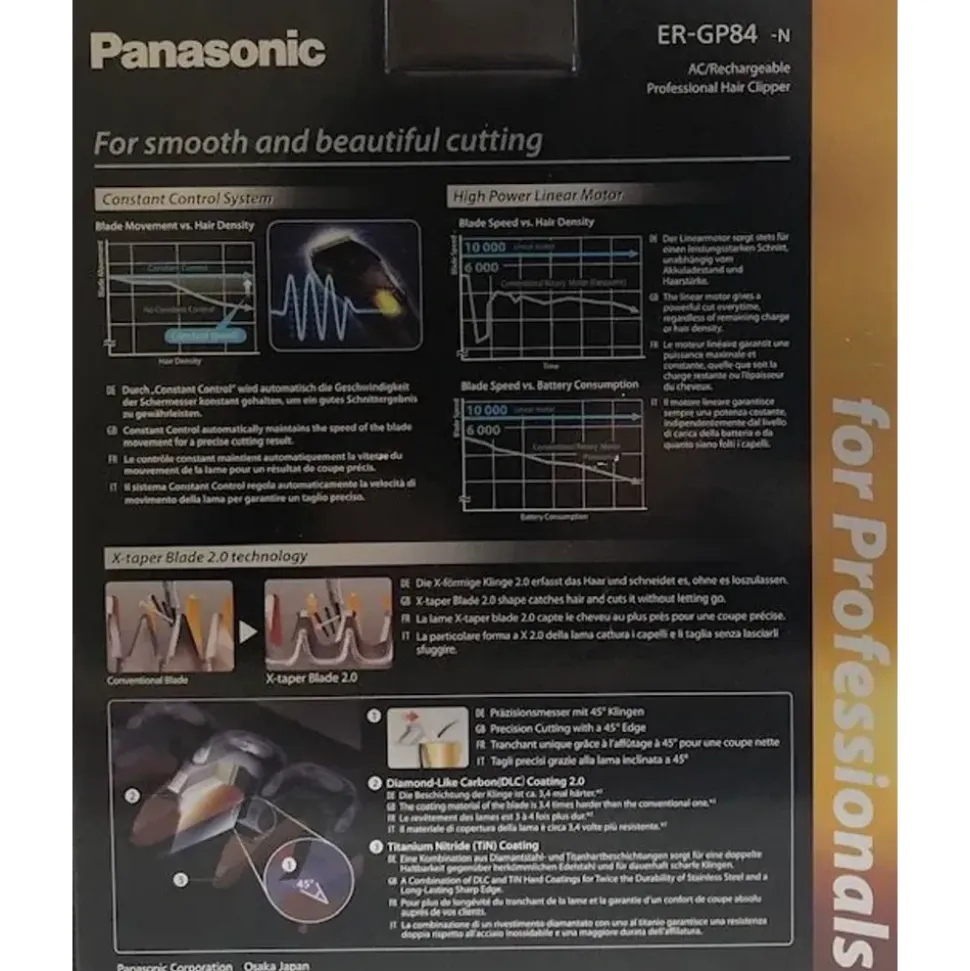 Panasonic ER-GP84 gold