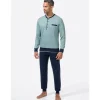 Pastunette Schlafanzug Langarm Blau 48/50