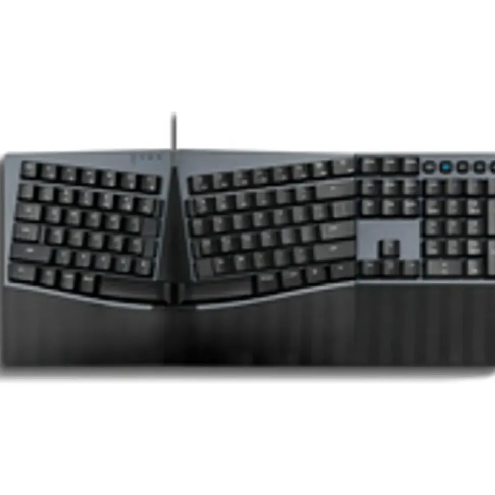 Perixx PERIBOARD-535 Low-Profile Blue Clicky DE