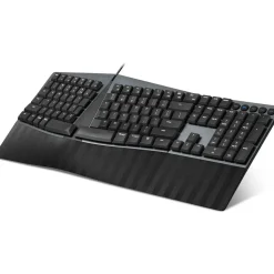 Perixx PERIBOARD-535 Low-Profile Blue Clicky DE