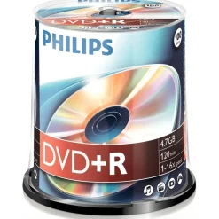 Philips DVD+R 4,7GB 16x 100er Spindel