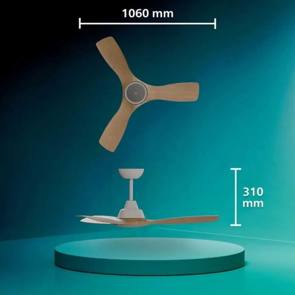 Philips Olas 106 cm 30 W Weiß/Braun