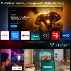 Philips PUS8600/12 4K QLED Ambilight TV