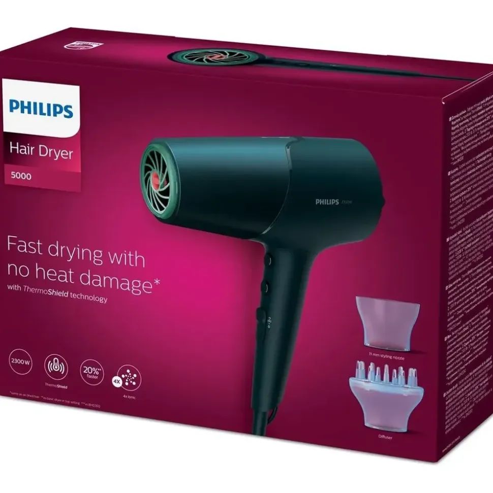 Philips 5000 Series Haartrockner BHD512/00 Navy