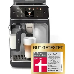 Philips 5500 Series LatteGo EP5546/70 Schwarz/Silber