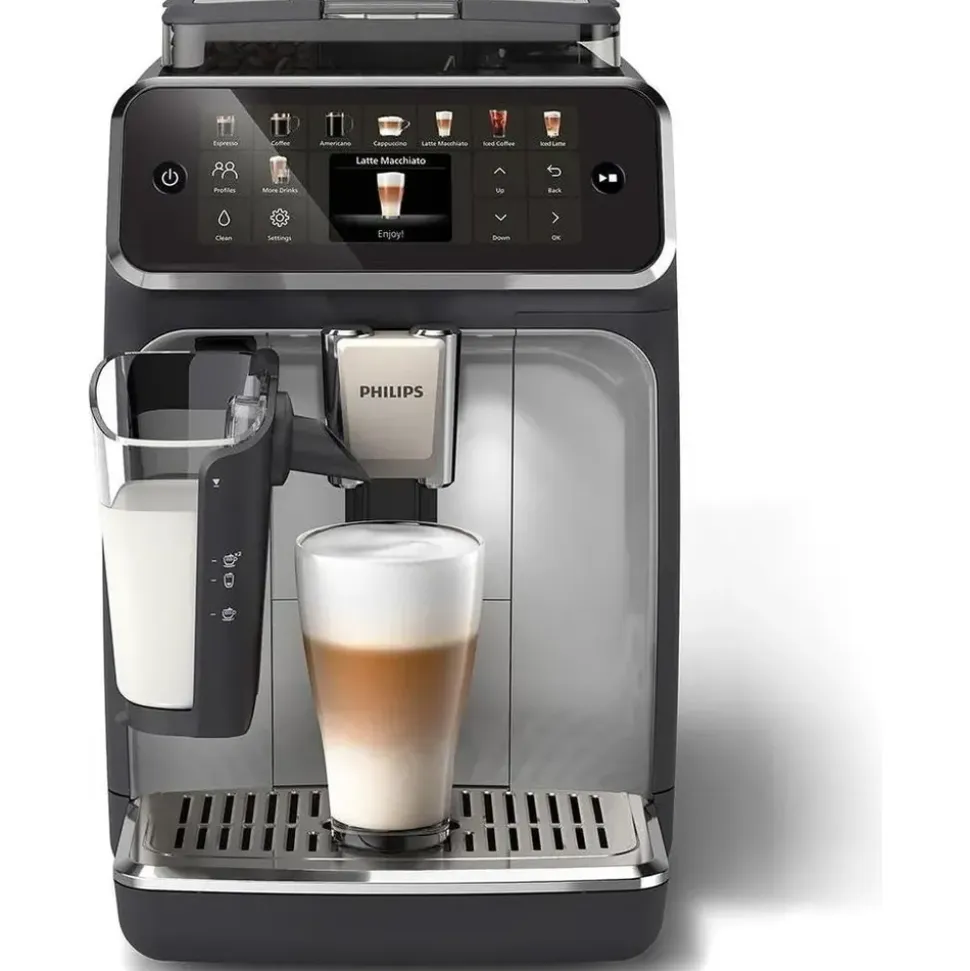 Philips 5500 Series LatteGo EP5546/70 Schwarz/Silber