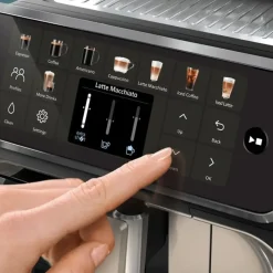 Philips 5500 Series LatteGo EP5546/70 Schwarz/Silber