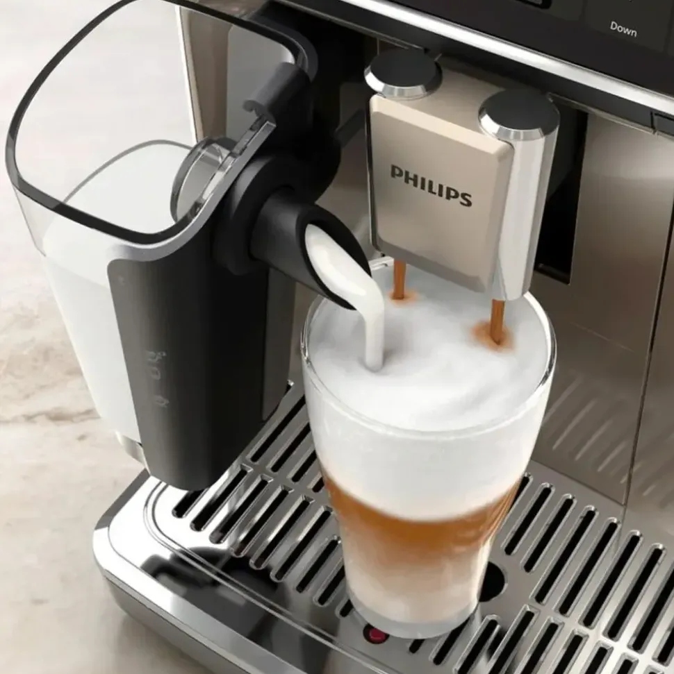 Philips 5500 Series LatteGo EP5546/70 Schwarz/Silber